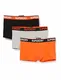 Superdry Mens Trunks, 3er pack, Grey Marl/Black/Havana Orange, M