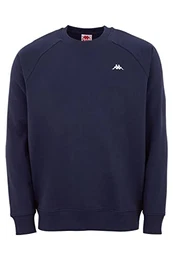 VAUKE Unisex Sweatshirt I Pullover Herren aus Baumwolle I Basic für Sport und Freizeit I Sweater für Frauen & Männer I Pulli in Größe M, blau