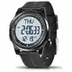 WIFORT Digital Uhren Herren Damen, 5 ATM Wasserdicht Armbanduhr mit EL Hintergrundbeleuchtung Duale Zeitzone Stoppuhr Countdown Wecker, Ultraleichte und Weitwinkel Anzeige Digitaluhr Unisex