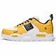XIDISO Herren Mode Turnschuhe Herren Damen Leichte Wanderschuhe Laufen Atmungsaktiv lässige Sneakers Unisex, A-Yellow, EU43