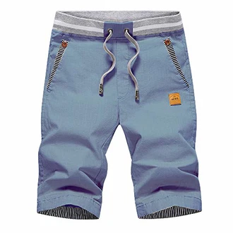 JustSun Kurze Hosen Herren Shorts Chino mit Tunnelzug