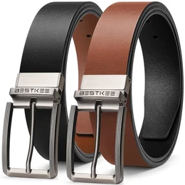 Gürtel Herren, Ledergürtel herren, 35mm Herrengürtel, Männer gürtel,Anzuggürtel, Jeansgürtel für Männer, Beidseitige Nutzung des Gürtels