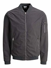Herren Jjerush Bomber Noos Jacket, Asphalt, M EU