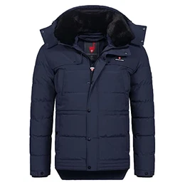 Adamelo Herren Winter Jacke Navy Gr. M
