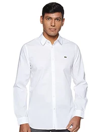 Herren CH2668 Hemd, Blanc, M/L