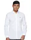 Lacoste Herren CH2668 Hemd, Blanc, M/L