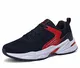 AX BOXING Herren Sportschuhe Damen Laufschuhe Sneaker Atmungsaktiv Leichte Wanderschuhe Trainers Schuhe Größe 36-46 (43 EU, Marine)