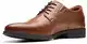 Clarks Herren Whiddon Uni Oxford, Dark Tan, 41 EU