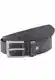 Red Bridge Herren Gürtel Echtleder Ledergürtel Leather Belt Scratched Honeycomb Navy Blue 90