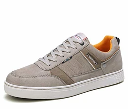 Freizeitschuhe Herren Sneaker Walkingschuhe Berufsschuhe Wanderschuhe Leichte Trainers Größe 40-46 (43 EU, Khaki)