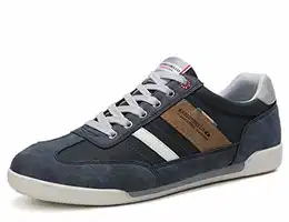 Freizeitschuhe Herren Sneaker Walkingschuhe Berufsschuhe Wanderschuhe Leichte Trainers Größe 40-46 (43 EU, A Hellblau)