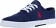 Polo Ralph Lauren Herren Faxon Leder Fashion Sneaker, Blau (Newport Navy), 42 EU