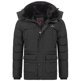 25G12 Achalm Herren Winter Jacke Schwarz Gr. M