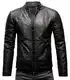 Crone Ivar Herren Lederjacke Cleane Basic Echtleder Jacke (M, Heavy Washed Schwarz (Rindsleder))
