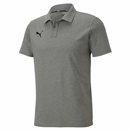 Herren, teamGOAL 23 Casuals Polo Poloshirt, Medium Gray Heather, M