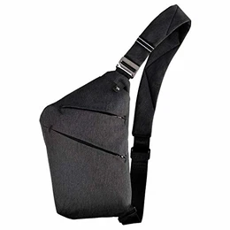 Schultertasche,Anti-Diebstahl Sling Bag,Schultertasche Herren Klein,Umhängetasche,Brusttasche,Herrentasche Klein,Crossbody Tasche Herren
