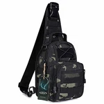 G4Free Tactical Sling Rucksack Militär Schultertasche EDC Brusttasche für Outdoor Sport Camping Wandern Schwarz