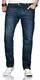 A. Salvarini Designer Herren Jeans Hose Basic Stretch Jeanshose Comfort Fit [AS-202-Dunkelblau-W32-L32]