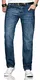 A. Salvarini Designer Herren Jeans Hose Basic Stretch Jeanshose Comfort Fit [AS-201-Mittelblau-W32-L32]