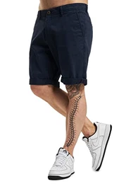 Herren Jjibowie Jjshorts Solid Sa Shorts, Navy Blazer, M EU