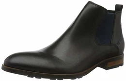 Herren JASER Chelsea-Stiefel, SCHWARZ/MIDNIGHT, 43 EU