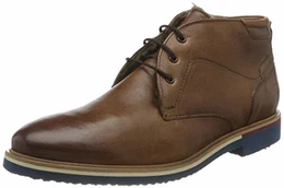 Herren Farin Chukka-Stiefel, Cognac/Mahagoni, 43 EU