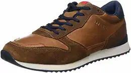 Herren Sneaker Edmond, Männer Low-Top Sneaker,lose Einlage,Normalweit,Strassenschuhe,Freizeitschuhe,Turnschuhe,Laufschuhe,Cigar,41 EU / 7.5 UK