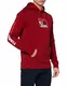 Tommy Jeans Herren TJM Essential Graphic Hoodie Pullover, weinrot, M