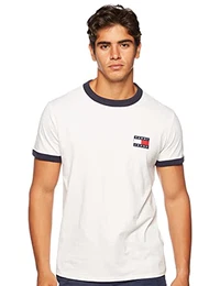 Tommy Hilfiger TJM Ringer Tee, weiß(White), Gr. M