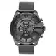 Diesel Herren Quarz-Chronograph Uhr mit Armband MEGA CHIEF DZ4527