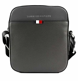 Business Leather Mini Reporter Concrete Grey