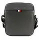 Tommy Hilfiger Business Leather Mini Reporter Concrete Grey