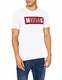 MUSTANG Herren Alex C LOGO Tee T-Shirt, Weiß (2045), S