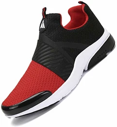 Laufschuhe Herren Gym Sportschuhe Damen Leichte Turnschuhe Joggingschuhe Outdoor Freizeitschuhe Straßenlaufschuhe Rot 43 EU