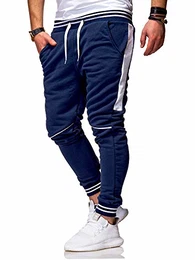 REHYPE Jogginghose Trainingshose Jogging Hose Sporthose Basic Fitness J-331 Navy M