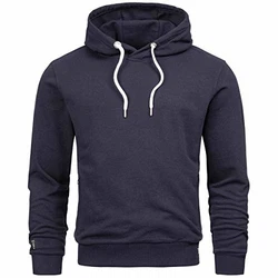 A. Salvarini Herren Sweatjacke Kapuzenpullover Kapuze Hoodie Sweater Pulli AS193 Navy (AS-193)