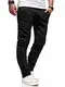 REHYPE Herren Chinohose Regular Slim Fit Chino Hose Basic Stretch Jeans H-551 Schwarz W32/L32