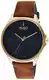 HUGO Herren Analog Quarz Armbanduhr mit Lederarmband 1530134