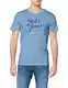 JACK & JONES Mens JJELOGO Tee SS O-Neck 2 COL SS20 NOOS T-Shirt, Blue Heaven, M