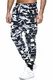 Tazzio Herren Jogginghose im Haremstil P-501 (M, Camouflage -Blau)