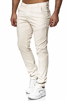 Tazzio Chino Herren Slim Fit Chinohose Designer Hose Stoffhose Herrenhose Stretch Neu (19530)