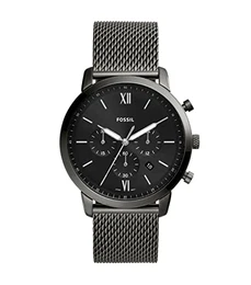 Uhr für Herren Neutra Chrono, Chronographenwerk, 44mm SmokeEdelstahlgehäuse mit EdelstahlMeshArmband, FS5699
