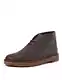 Clarks Herren Desert Boot Bushacre 3 Chukka-Stiefel, Dark Brown Lea, 43 EU