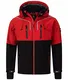 Rock Creek Herren Softshell Jacke Outdoor Jacke Windbreaker Übergangsjacke Anorak Kapuze Regenjacke Winterjacke Herrenjacke Jacket H-222 Rot L