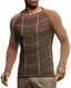 Leif Nelson Strickpullover Herren Rundhals (Braun, Größe M) - Dünner Männer Strick Pullover für Winter & Sommer - Coole Crewneck Männer Pullover