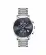 BOSS Chronograph Quarz Uhr für Herren mit Silbernes Edelstahlarmband - 1513779