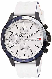 Herren Analoger Quarz Uhr mit Silikon Armband 1791723