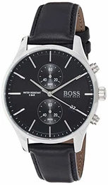 Hugo Boss Quarz Uhr mit Leder Armband 1513803