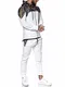 OneRedox Herren Jogginganzug Sportanzug Modell 1470 Weiss S