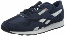 Herren Cl Nylon Sneaker, team navy/team navy/platinum, 43